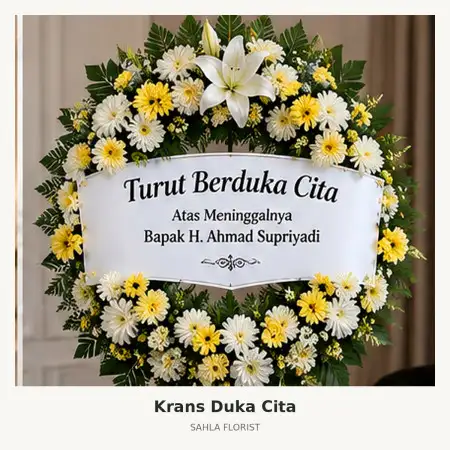 Krans Bunga Duka Mm2100